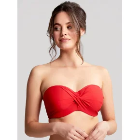 Dámsky vrchný diel plaviek Anya Riva Bandeau červené SW1303 - Panache