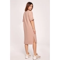 Dámske šaty B194 Mocca - BeWear