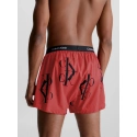 Pánske trenírky 000NB3411A GNP červené s potlačou - Calvin Klein