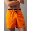 Pánske plavky KM0KM000992 SE9 oranžové - Calvin Klein