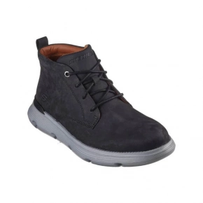 Unisex členkové topánky Garza Fontaine M 204903-BLK Čierna - Skechers Unisex členkové topánky Garza Fontaine M 204903-BLK Čierna - Skechers