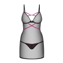 Dámska sexi košieľka Novenes Chemise čierna - Obsessive