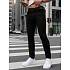 Spodnie jeansowe męskie slim fit czarne FashionStreet UX4482