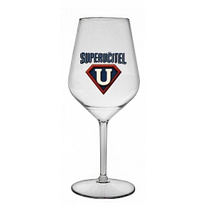 SUPERUČITEL (ZNAK) - čirá nerozbitná sklenice na víno 470 ml SUPERUČITEL (ZNAK) - čirá nerozbitná sklenice na víno 470 ml