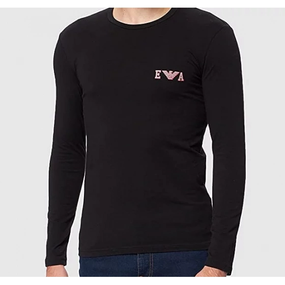 Pánske tričko 111023 1A526 - 00020 - Čierna - Emporio Armani