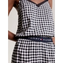 Dámske pyžamové šortky WOVEN SHORT PRINT UW0UW04944 02G tm. modro-biele - Tommy Hilfiger