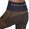 Dámske legíny HB1436 Karlie Kloss tmavo modrá-hnedá - Adidas