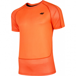 Pánske funkčné tričko H4L20-TSMF014 70S Neon oranžová - 4F