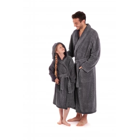 Župan unisex Athena 2116 9551 Tmavo šedá - Vestis