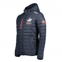 Pánska bunda WY6358H/GN Tmavo mofrá vzor - Geographical Norway