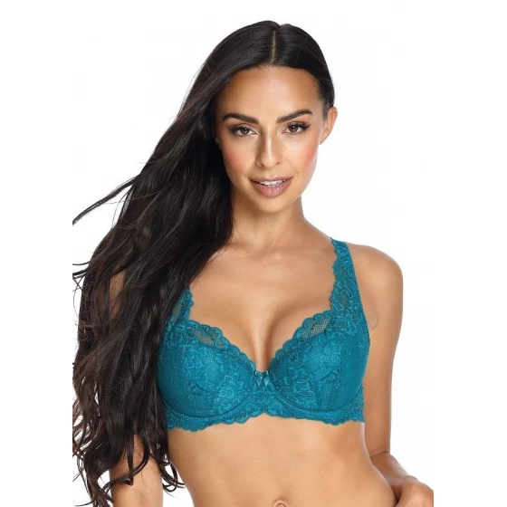 Dámska podprsenka M-3344/22 Cora Tmavo tyrkysová - Mat