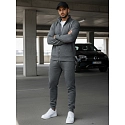 Bluza męska rozpinana bez kaptura antracytowa BX4111