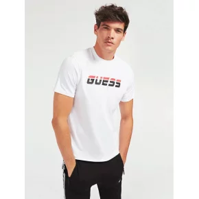 Pánske tričko s krátkym rukávom U0BA47K6YW1 - TWHT biela - Guess