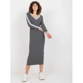 Dámske šaty FA SK 8297.18P tmavo šedá - FPrice