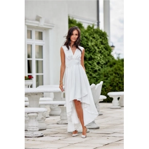 Večerní šaty SUK0410 bílé - Roco Fashion