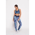 Dámska športová podprsenka 35245 Tmavomodrá vzor mix - Henderson ladies