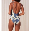 Dámske jednodielne plavky Summer Allure OP 01 modré - Triumph