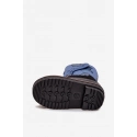 Detské snehule na suchý zips LCJ-25-10-3774 Modrá s čiernou vzor - Lee Cooper