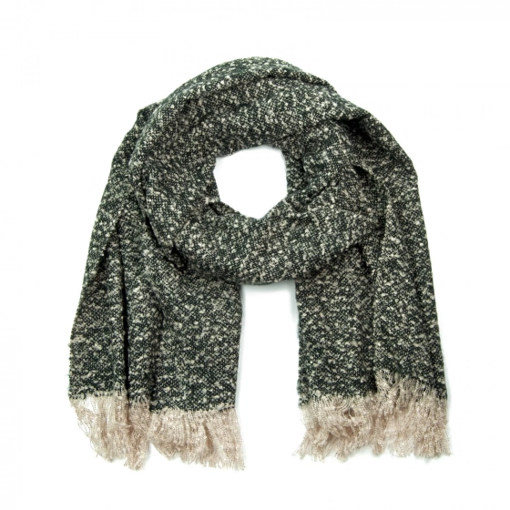 Dámsky šál Sz14282-4 čierno-béžový - Art Of Polo