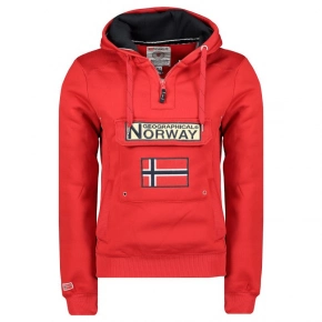 Pánska mikina WY10089H/GN Červená - Geographical Norway