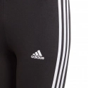 Dievčenské legíny Essentials 3 Stripes GN4046 Čierna s bielou - Adidas