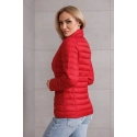Červená dámska bunda so stojačikom (16M9111-270) - Goodlooking