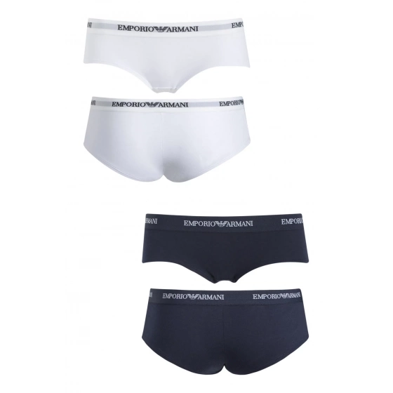Nohavičky 2pcs 163263 CC317 10410 bielotmavomodrá - Emporio Armani