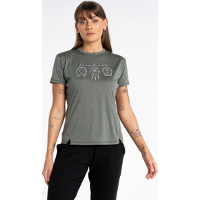 Dámske tričko DWT589 Unwind Tee DDH khaki - Dare2B