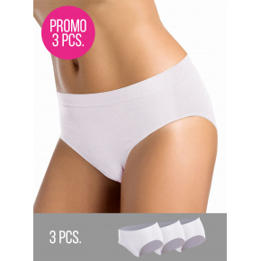 3PACK- Nohavičky klasické bezšvové Slip midi - Intimidea