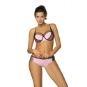 Dámske dvojdielne plavky Charlotte Pink M-495 (3) ružovočierne - Marko