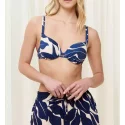 Dámska plavková podprsenka Summer Allure WP M007 tmavo modrá - Triumph