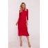 Dámske šaty s volánikom S425 Červená - Stylove