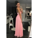 Dámske plesové dlhé šaty - PINK BOOM