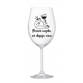 Gentleman z roku 89 - číry pohár na víno 350 ml