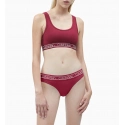 Podprsenka bez kostíc QF5233E-2XV červená - Calvin Klein