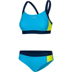 Dámske plavky Naomi 284 Blue/Navy Blue/Yellow - AQUA SPEED