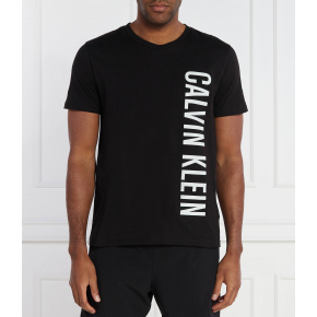 Pánske plážové tričko KM0KM00998 BEH čierne - Calvin Klein