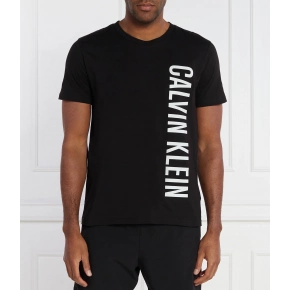 Pánske plážové tričko KM0KM00998 BEH čierne - Calvin Klein
