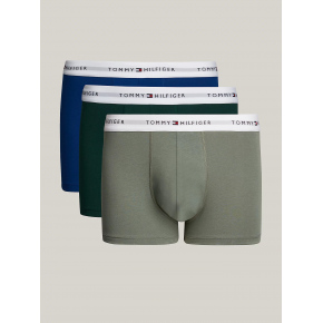 Pánske boxerky 3Pack TRUNK UM0UM02761 0XY kombinácia zelenej - Tommy Hilfiger