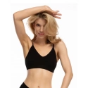 Dámska podprsenka Bamboo Bralette čierna - Julimex