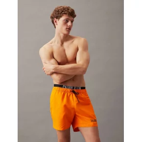 Pánske plavky KM0KM000992 SE9 oranžové - Calvin Klein