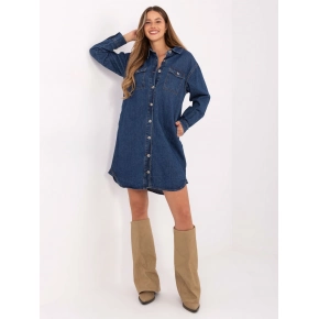 Dámske Jeans šaty D80026BI30469M314 Tmavomodrá - FPrice