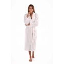 Unisex župan JACK a LILLY extra so šálovým golierom 2120 0100 Biela - Vestis