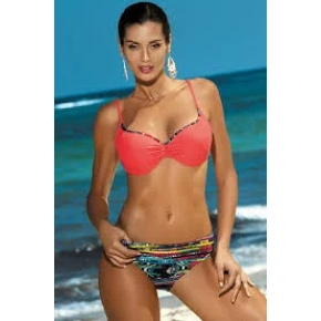 Plavky dámske dvojdielne M-424 Bella koralové - Marko Plavky dámske dvojdielne M-424 Bella koralové - Marko