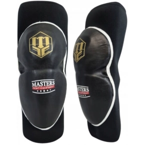 ŠPORT Chrániče kolien neoprénové OK-N Čierna s bielou a zlatou - MASTERS
