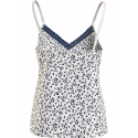 Dámsky pyžamový top WOVEN CAMI PRINT UW0UW05006 02X biely s potlačou - Tommy Hilfiger
