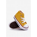 Detské vysoké tenisky Filemon žlté - Sweet Shoes