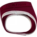 Dámske nohavičky BIKINI UW0UW04813 VLP vínové - Tommy Hilfiger