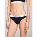 Dámske tangá THONG UW0UW03835 DW5 tm. modré - Tommy Hilfiger