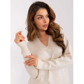 Dámsky sveter BA SW 0577.32X svetlo béžový - FPrice
